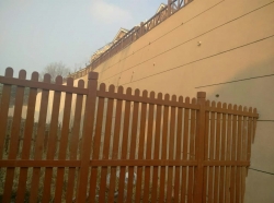 广水防腐木护栏
